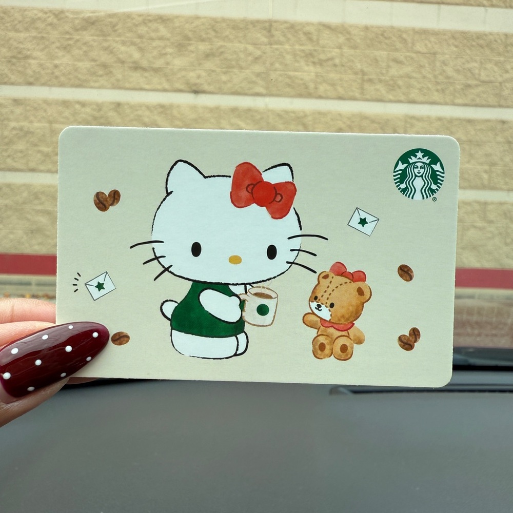 Starbucks Green and White Gift Card